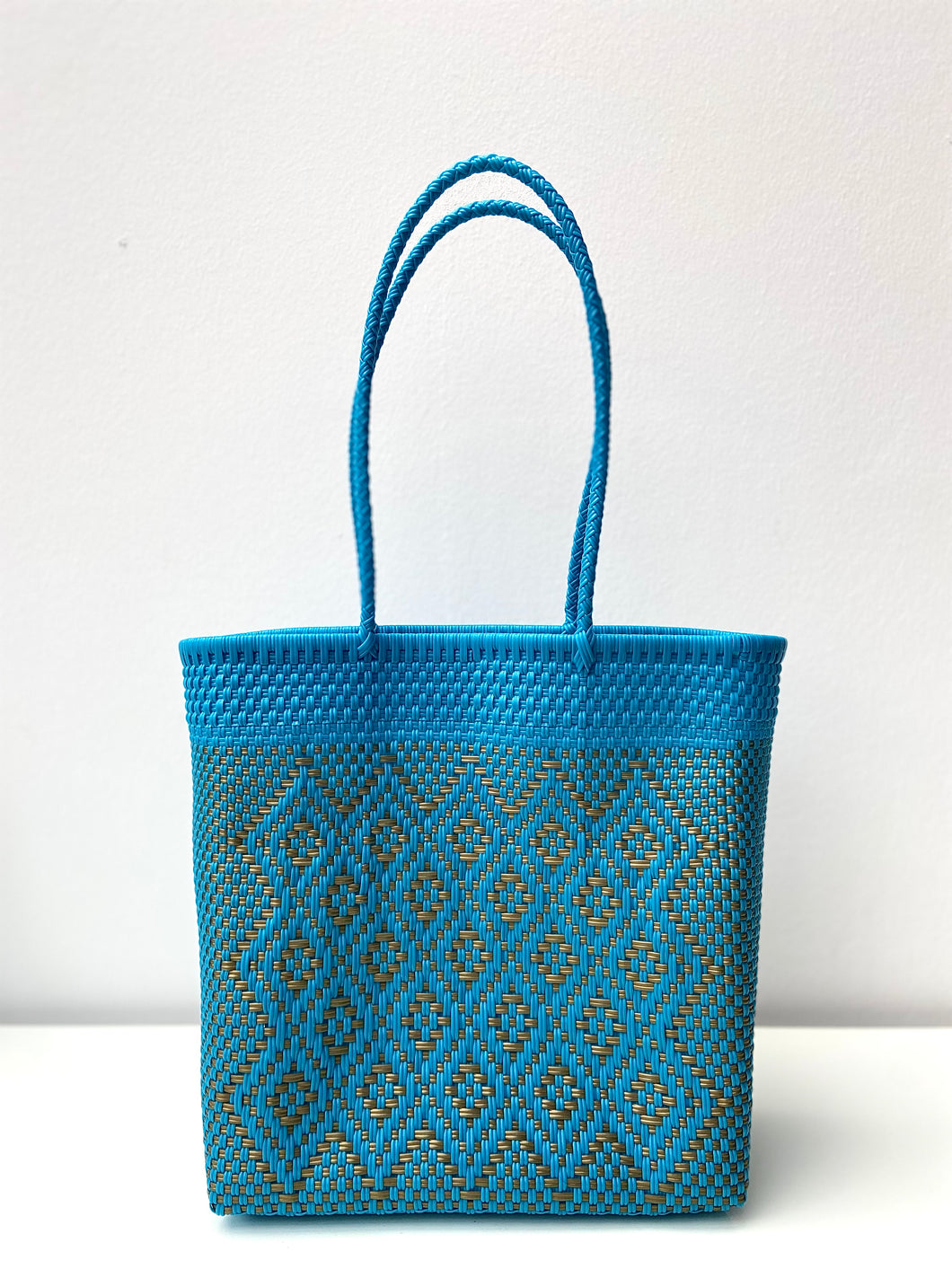 Tragetasche Blauer Rhombus